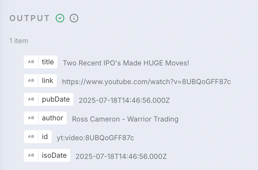 用 n8n 追踪你喜欢的财经博主
